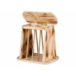 Comedero para Mascotas Trixie Madera 25 X 22 X 18 CM Marrón