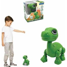 Lexibook Power Puppy Mini Robot Dinosaurio con Efectos de Luz y Sonido, Control de Aplausos, Repetición