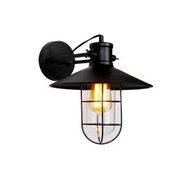 Edm Aplique de pared vintage metalico E27 60W Ø32x37x27.5 cm negro Precio: 41.98999959. SKU: S7900751