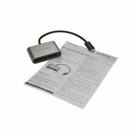 Lector de Tarjetas Startech CFASTRWU3C Plata