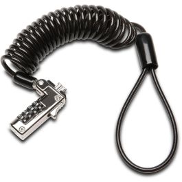 Kensington Candado de Combinación Portátil para Ranuras Estándar, Cable 1.8m, Acero al Carbono, Negro/Plata