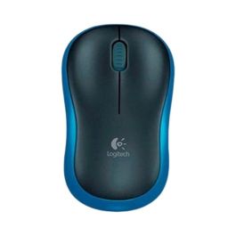 Ratón Inalámbrico Logitech M185 Azul 1000 dpi (10 Unidades)