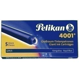 Tinta Estilografica Pelikan Caja 5 Cartuchos Gtp/5 Gigantes Azul Real (310748) (Set de 50) Precio: 93.88999961. SKU: B14SD37RBX
