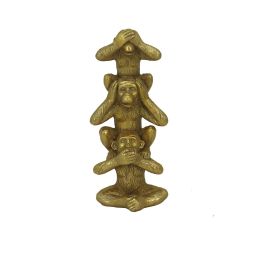 DKD Home Decor Figura Decorativa Resina Dorado Monos 6 x 20 x 8.5 cm Precio: 5.59000035. SKU: S3019652
