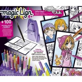 Lansay LAN3181860205303 Magic Lign Caja Repro Manga Chibi 100 ilustraciones - A partir de 7 años