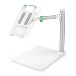 Belkin EDC001 Carro para Administración de Tabletas, Blanco, para Pantallas de 7 a 12.9 Pulgadas, Giratorio y con Gestión de Cables