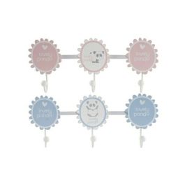 Perchero de Pared DKD Home Decor Madera Metal Oso Panda (40 x 4 x 16 cm) (2 pcs) Precio: 4.49999968. SKU: B1DMYAAAT7