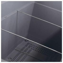 Deroma 9HP1ZSZ217 Jardinera Muret Cosmo con reserva de agua, ruedas, gris ceniza, 78 cm