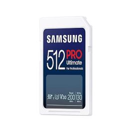 Samsung Tarjeta MicroSDXC 512GB XC PRO Ultimate U3 V30 Lectura 200MB/s Escritura 130MB/s MB-SY512SB/WW