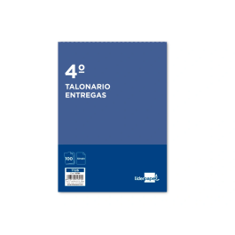 Liderpapel T126 Talonario Entregas Original Tamaño Cuarto Natural 144x210mm 60g