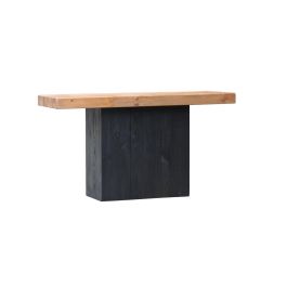 DKD Home Decor Consola Alpino de Pino y Madera Reciclada Natural y Negro 140x40x75 cm Precio: 386.89000042. SKU: B1CX7AXRZ7
