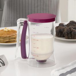 Jarra Dispensadora de Repostería con Recetario InnovaGoods Jarra Dispensadora de Repostería con Recetario InnovaGoods