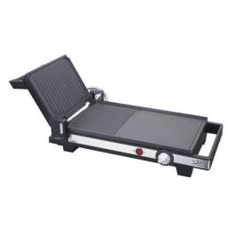 PLANCHA PARA ASAR DOBLE JATA GR269 - 2200W - 410*250MM SUPERFICIE MIXTA - PLACA SUPERIOR RAYADA 180*245MM - TERMOSTATO REGULABLE - ASAS TOQUE FRÍO
