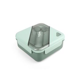 Thermosport Fiambrera Cuadrada Porta Alimentos 1000 ml - 17 x 17 x 7.5 cm (12 Unidades)