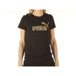 Camiseta de Manga Corta Mujer Puma 670001 01 Negro (S)
