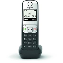 Gigaset A690HX Teléfono inalámbrico DECT/analógico con pantalla de 2 pulgadas, manos libres y agenda de 150 contactos