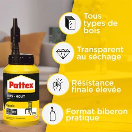 Pattex Pegamento Classic 750gr para Montaje, Revestimiento y Laminado de Superficies | Adhesivo de Acetato de Polivinilo en Dispersión Acuosa