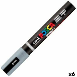 Marcador BRUSH POSCA PC-5BR Gris (6 Unidades) Precio: 20.69000054. SKU: B1KLK5AEM7
