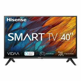 Hisense 40A4K Televisor LED 40 pulgadas Full HD Smart TV WiFi Negro, Sistema VIDAA, DVB-T2, 2 HDMI, Control por Voz