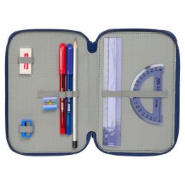 SAFTA Plumier Mamma Mia Super Mario Bros Triple con 37 Piezas