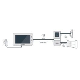 Videoportero THOMSON color 2 hilos pantalla 7" control dual Tili Videoportero THOMSON color 2 hilos pantalla 7" control dual Tili