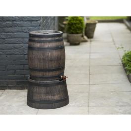 Colector de agua en forma de barril - NATURE - PE rotomoldeado - 50 litros - Accesorios incluidos