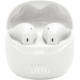 JBL Tune Flex 2 Auriculares True Wireless Bluetooth 5.3 Intraaurales IP54 con Cancelación de Ruido Adaptativa Blancos