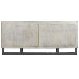 Aparador Home ESPRIT Blanco Metal Madera de mango 180 X 38,7 X 80 cm