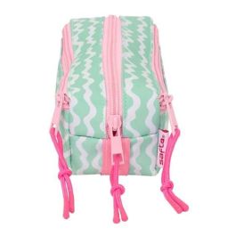 Safta Portatodo Triple Pequeño Stitch "Ice Cream" con Goma Elástica 20cm 22x8,5x6 cm