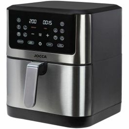 Jocca 2193 Freidora sin Aceite de Gran Capacidad 8 Litros, Potencia 1800W, Acero Inoxidable. Medidas: 30.3x38.3x35.1 cm