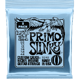 Ernie Ball Cuerdas Guitarra Eléctrica Slinky Primo Nickel Wound .0095-.044 Tripack (3 unidades) Acero Niquelado Precio: 20.50000029. SKU: B17AZ87KP2