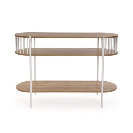 Versa Consola Neyla 39x76x110 cm Melamina y Metal Versa Consola Neyla 39x76x110 cm Melamina y Metal