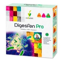 NOVADIET Digesfen Pro 10 Viales Probióticos, FOS y Vitamina D para Sistema Inmunitario y Bienestar Digestivo Precio: 15.7899995. SKU: B1354CP52H