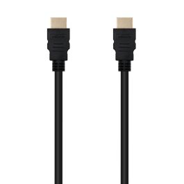 Nanocable 10.15.1700 Cable HDMI 1.4 Alta Velocidad 4K 3D HEC ARC Conectores Oro, Multiapantallamiento Macho-Macho 1m Negro