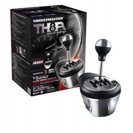 Thrustmaster TH8A Shifter Add-On - Palanca de cambios secuencial y patrón H, 13cm, metálica, USB/DIN, para PC, PS3, PS4, Xbox One