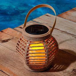 Home Deco Factory Lámpara Solar Efecto Vela Colección Mirage