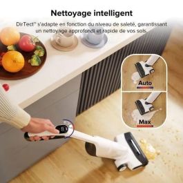 Roborock AAABF62686 Aspiradora Inalámbrica en Seco y Húmedo 17.000 Pa FlatReach, Autolimpieza y Secado Automático