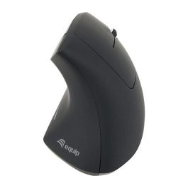 Equip Ratón Ergonómico Vertical Inalámbrico 245110 Óptico 2.4G Negro