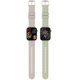 SPC 9650B Smartwatch Smartee Duo 2 Pantalla AMOLED 1.78", Llamadas Bluetooth, Frecuencia Cardíaca, Oxímetro, +100 Deportes, Blanco, Correa Extra
