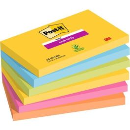 Post-it Bloc de Notas Adhesivas Super Sticky Carnival 76x127 mm Pack 6 Blocs Colores Surtidos Certificado PEFC Precio: 17.5000001. SKU: S8415784