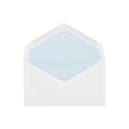 Liderpapel Sobre Blanco 95x162 mm Engomado Paquete 25 Unidades