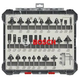 Bosch Professional 2607017474 Fresas Mixtas 6 mm Juego de 30 piezas para Router y Fresadora de Mano