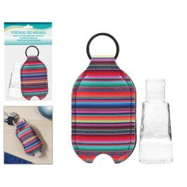 Llavero Porta Gel Dosificador Patrón Arcoíris - Práctico y Recargable Precio: 0.99000022. SKU: S1131577