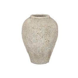 Jarron Item Home DKD Home Decor Gris 44 x 60 x 44 cm Jarron Item Home DKD Home Decor Gris 44 x 60 x 44 cm