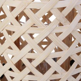 Home Deco Factory Farolillo Mirage Diámetro 21 cm Altura 38.5 cm Material Trenzado Iluminación Tenue