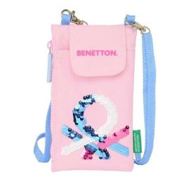 Monedero Benetton Pink Bolso para Móvil Rosa