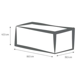 EDA EDA13734BLC Jardinera Graphit 99,5 x 39 x H 43 cm 97,6 L Encalada