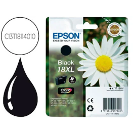 Epson Expression Home XP-102/205/215/305/322/405/422 Cartucho Negro Alta Capacidad 18XL Precio: 27.50000033. SKU: B17G9X6R43