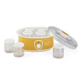 Ariete Yogurtera 617 - 7 Tarros, 1.3L, para Yogur Cremoso y Espeso, Múltiples Sabores