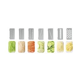 Cortador de Verduras 9 en 1 con Escurridor Quttin (6 Unidades) Cortador de Verduras 9 en 1 con Escurridor Quttin (6 Unidades)